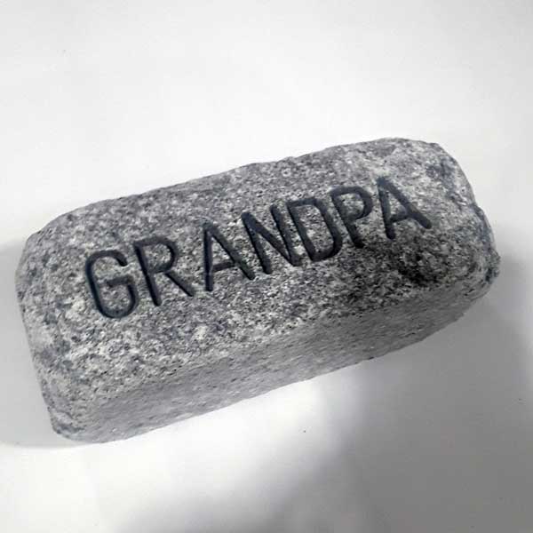 GRANDPA, Engraved Hukka Soapstone