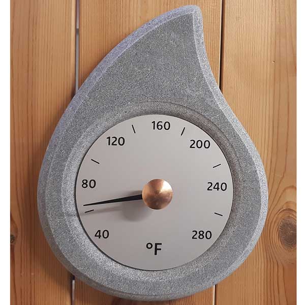 PISARAINEN, Soapstone Thermometer Farenheit Hukka Soapstone