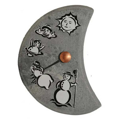 LUMIUKKO, Snowman Thermometer Hukka Soapstone