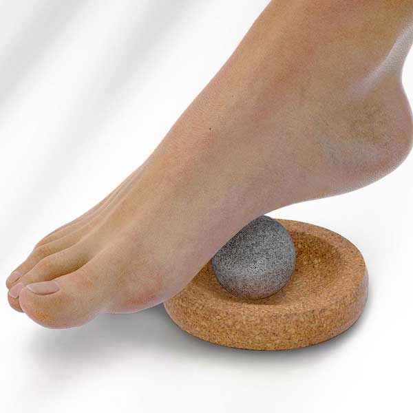 MINI SOLEJOY, Foot Message with Cork Base Hukka Soapstone