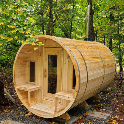 CT Tranquility Barrel Electric Heated Sauna