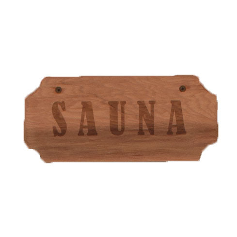 5x11 Sauna Sign - Front View